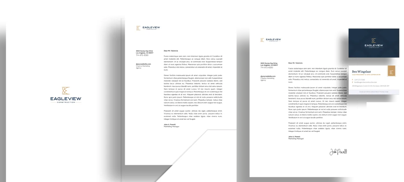 Eagleview Construction — Sway portfolio