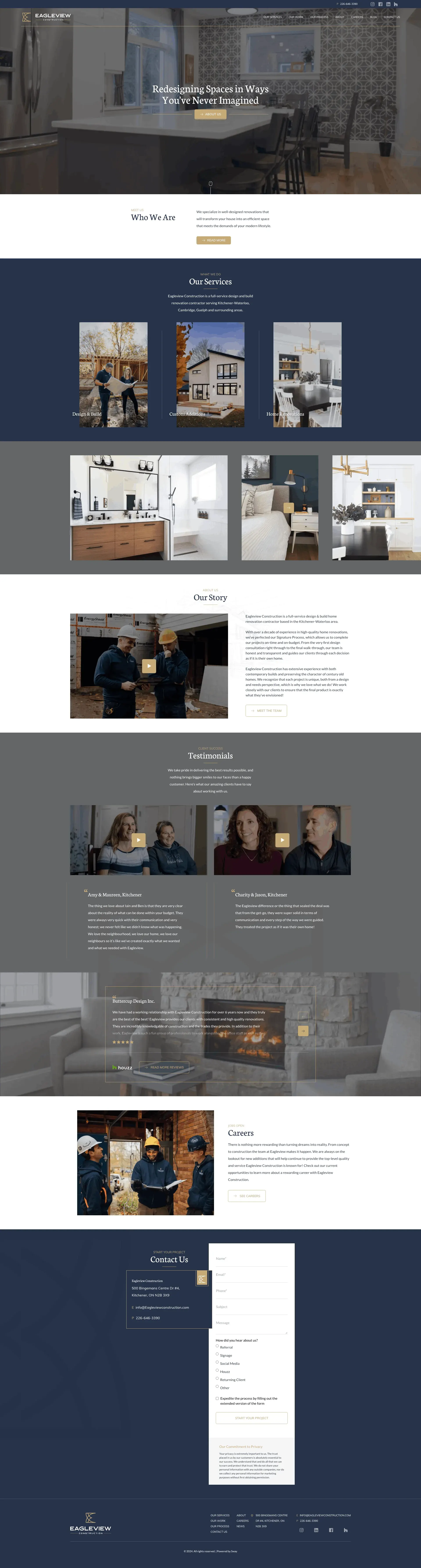 EVC home page desktop copmpressed — Eagleview Construction case study