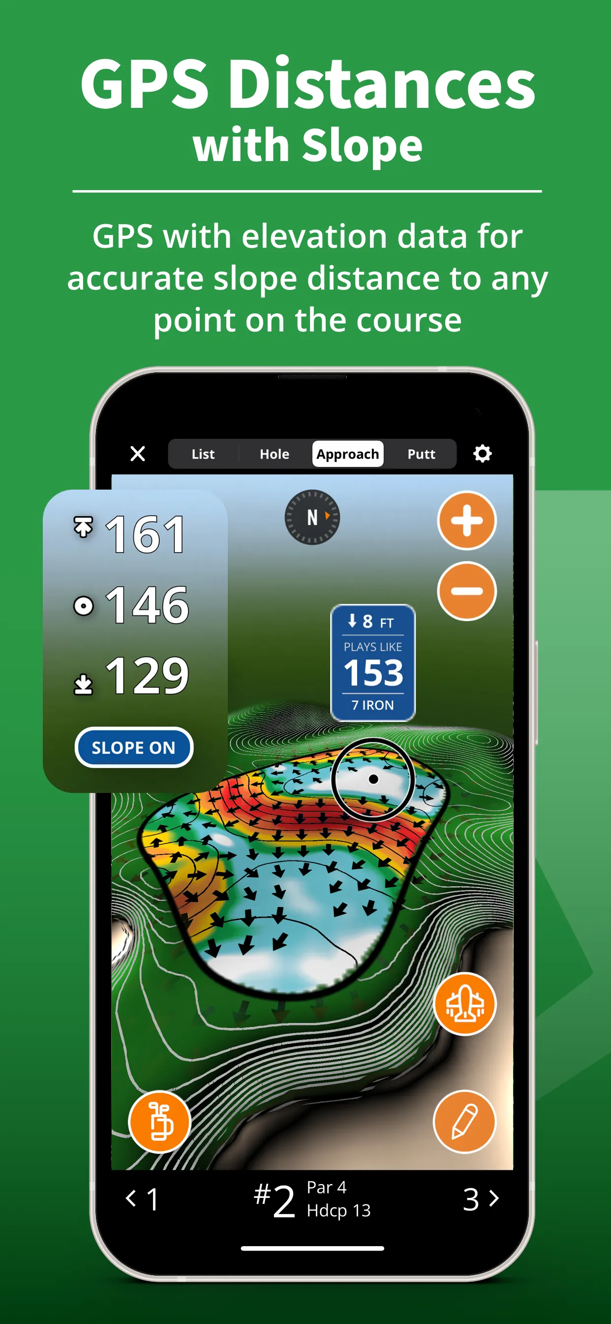 GLX App store Mockup Slide — GolfLogix case study