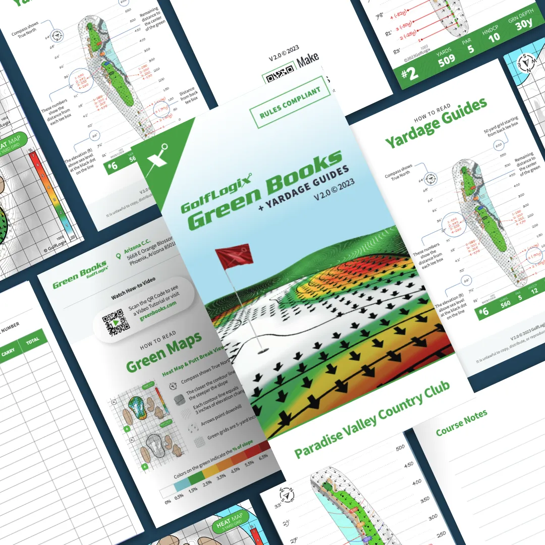 GLX Yardage Guide Mockup png — GolfLogix case study