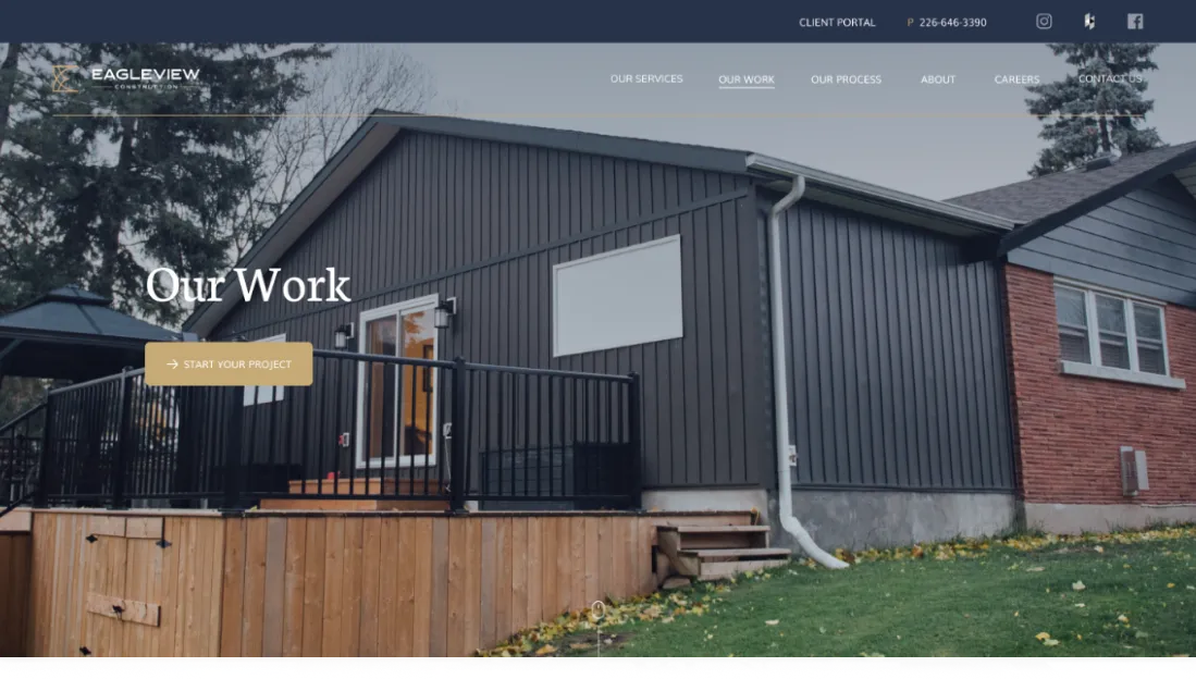 Group — Eagleview Construction case study