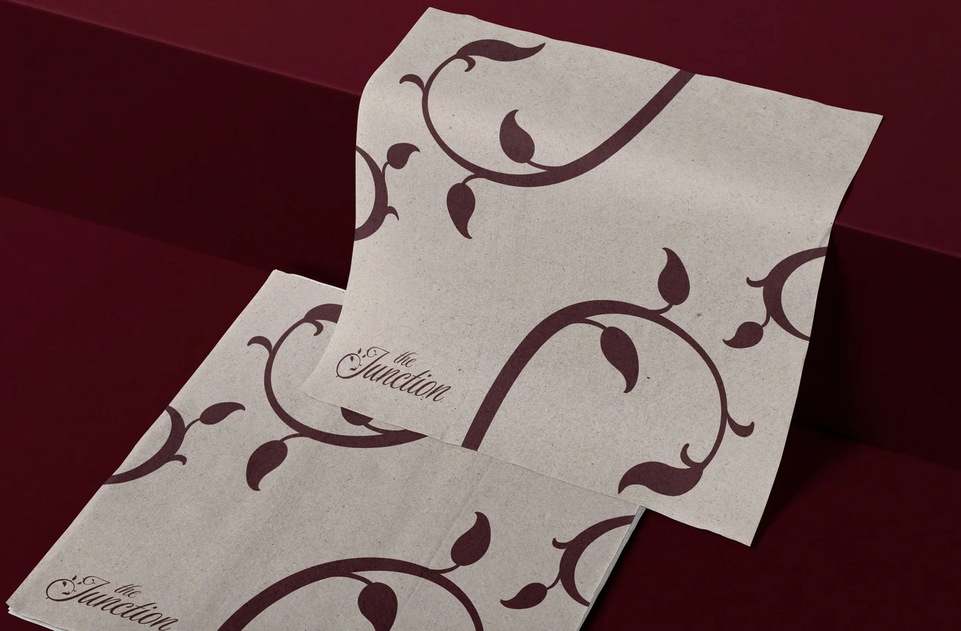 Invitation card with floral design — The Junction Stouffville case study