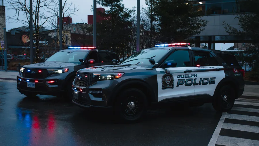 LA Guelph police car
