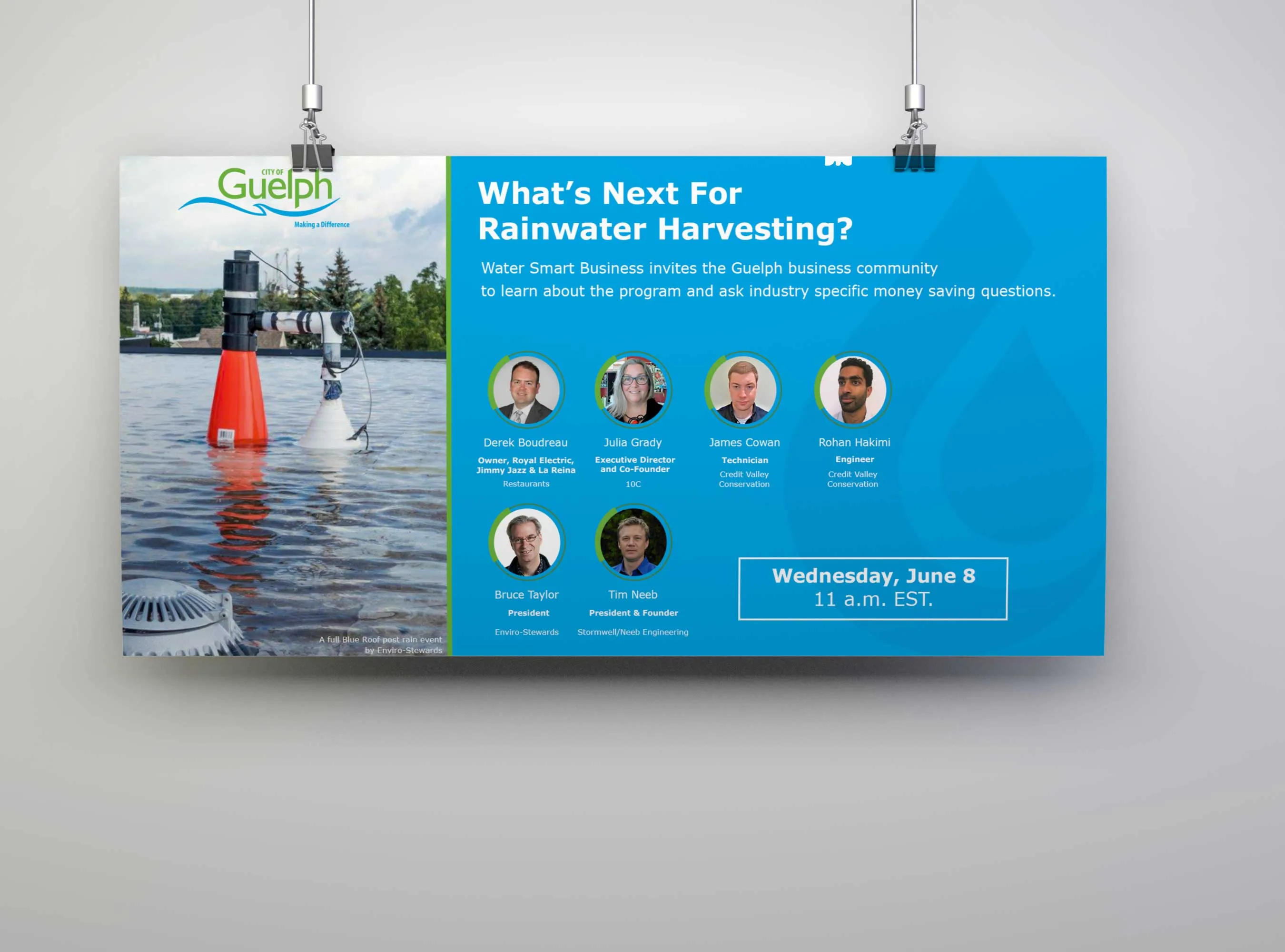 Mock up Poster horizontal — City Of Guelph case study