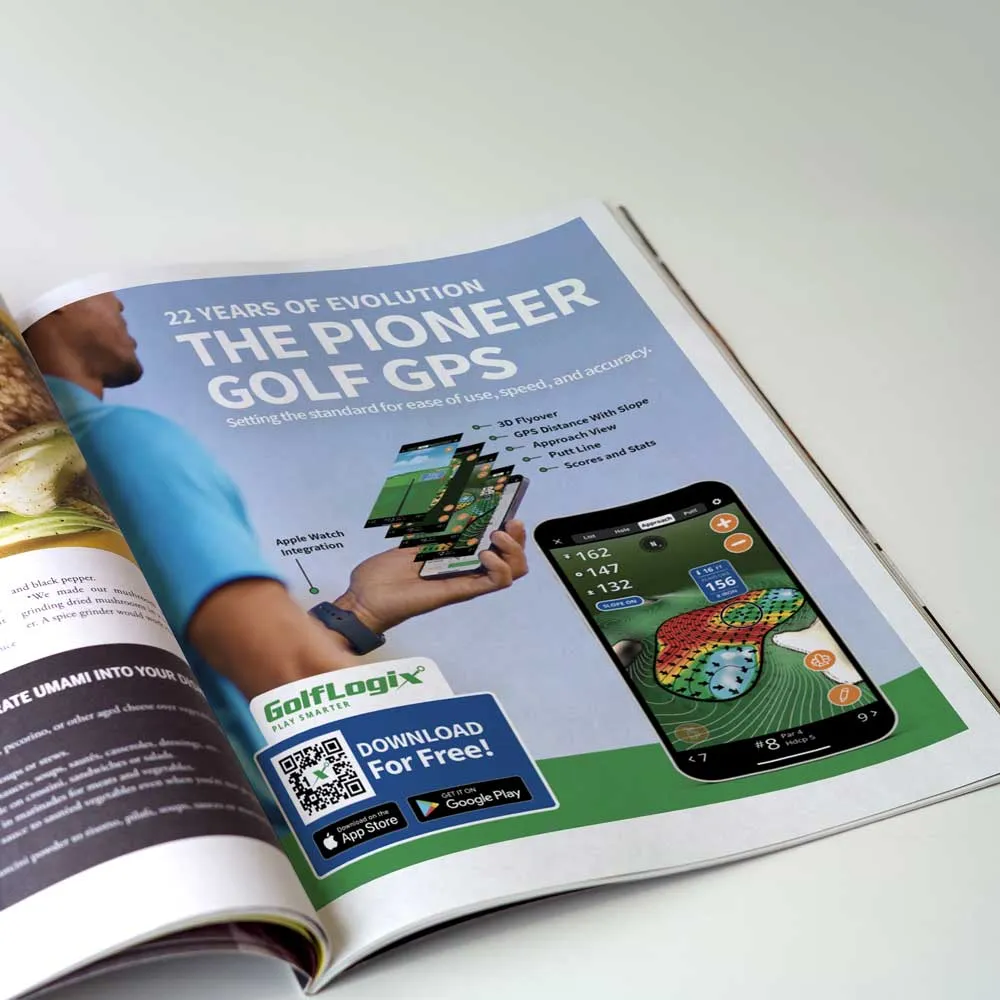 SWY GLX Ad Mockup — GolfLogix case study