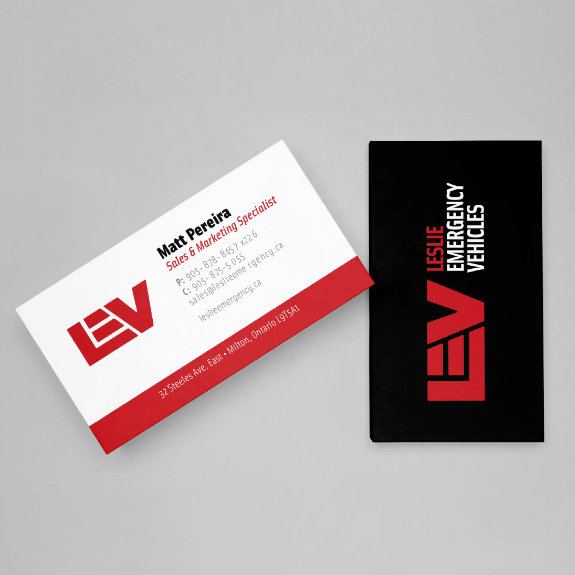 Square LEV stationary — Leslie And Associates case study