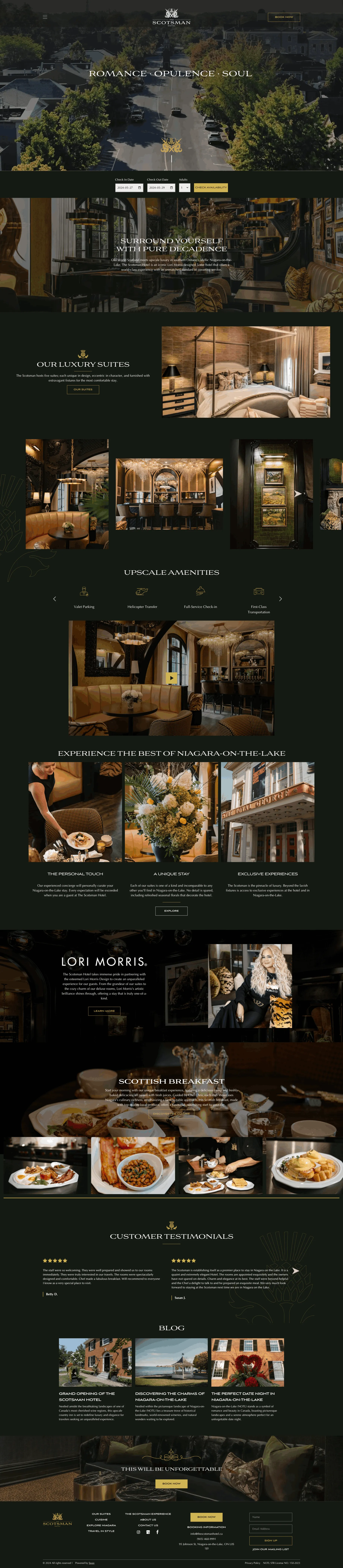 TSH Home Page — Scotsman Hotel case study