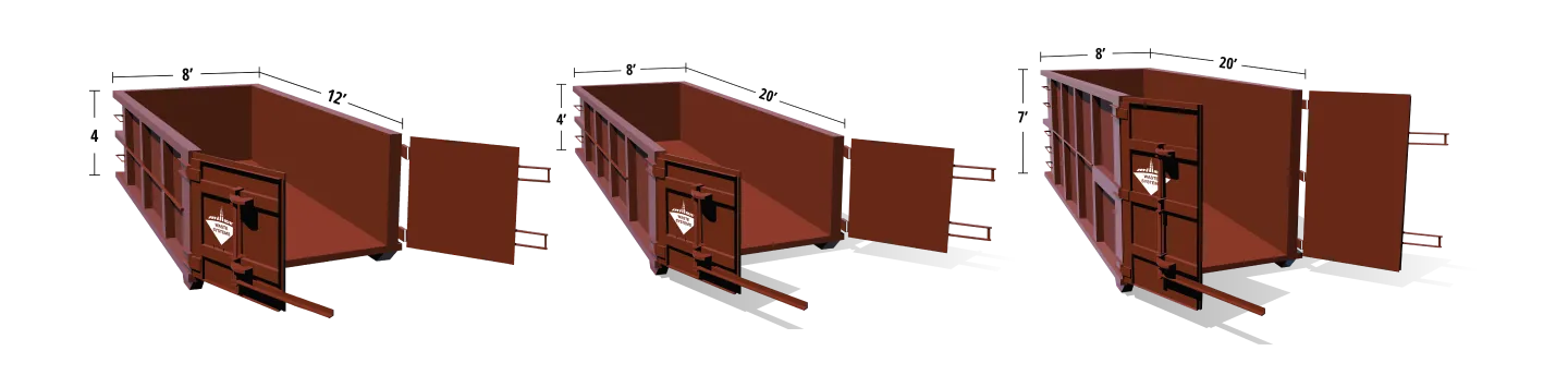bins dimensions — Miller Waste Systems case study