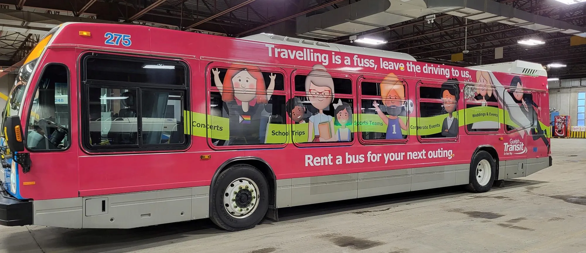bus wrap — City Of Guelph case study