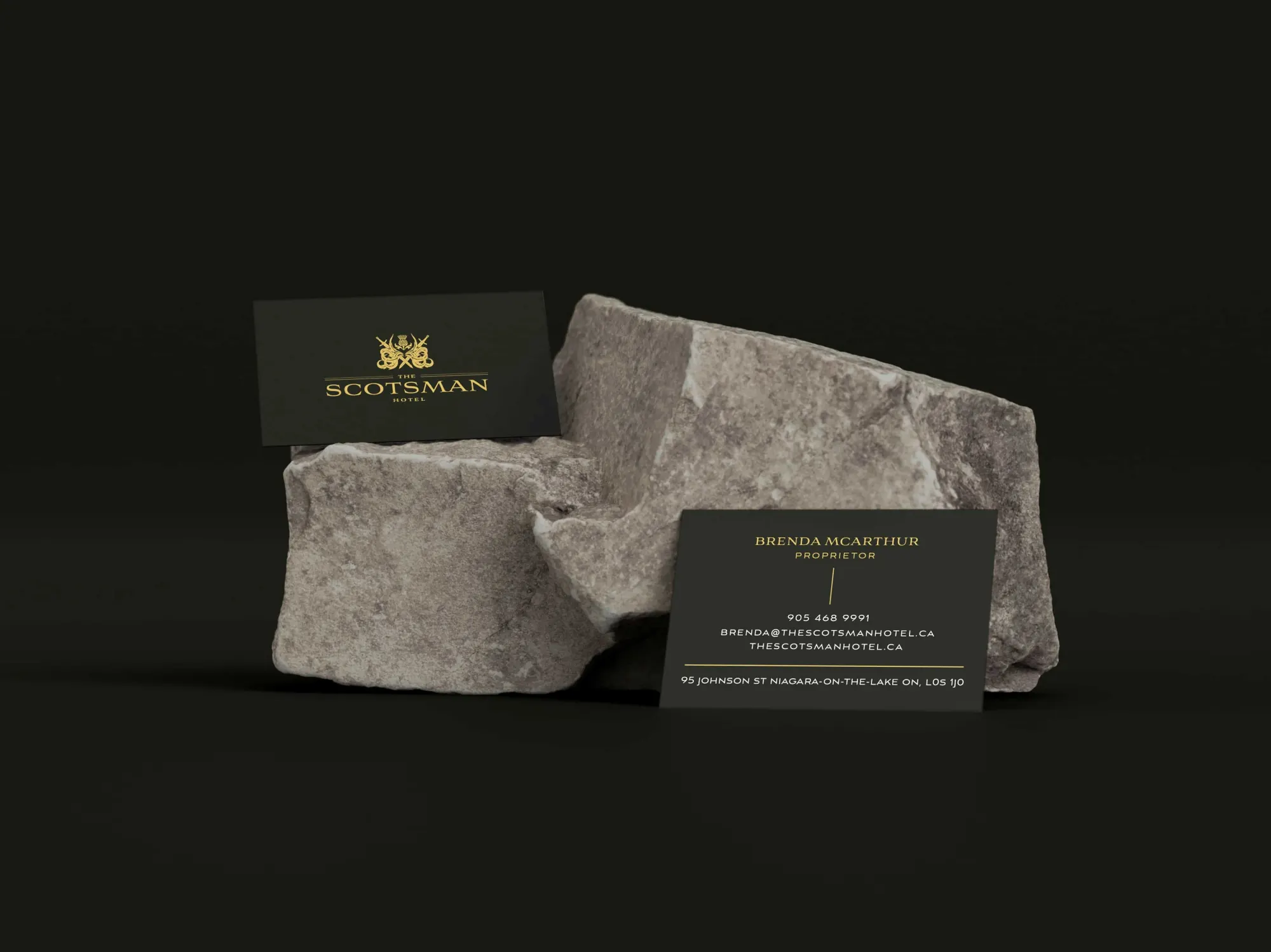 tsh business cards2x — Scotsman Hotel case study