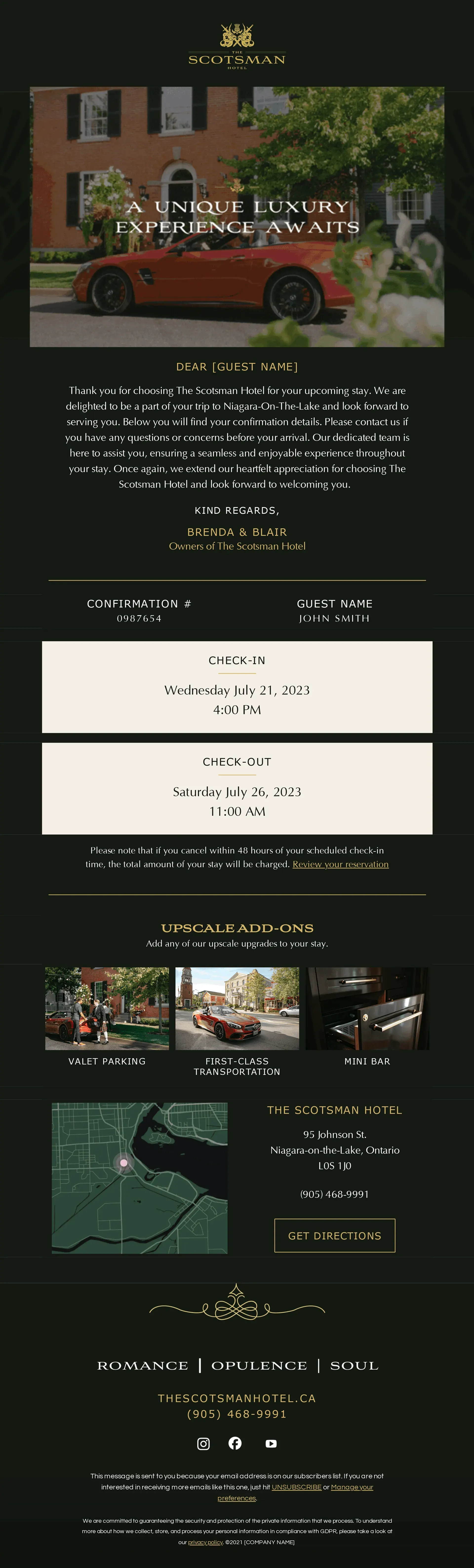 tsh mail — Scotsman Hotel case study