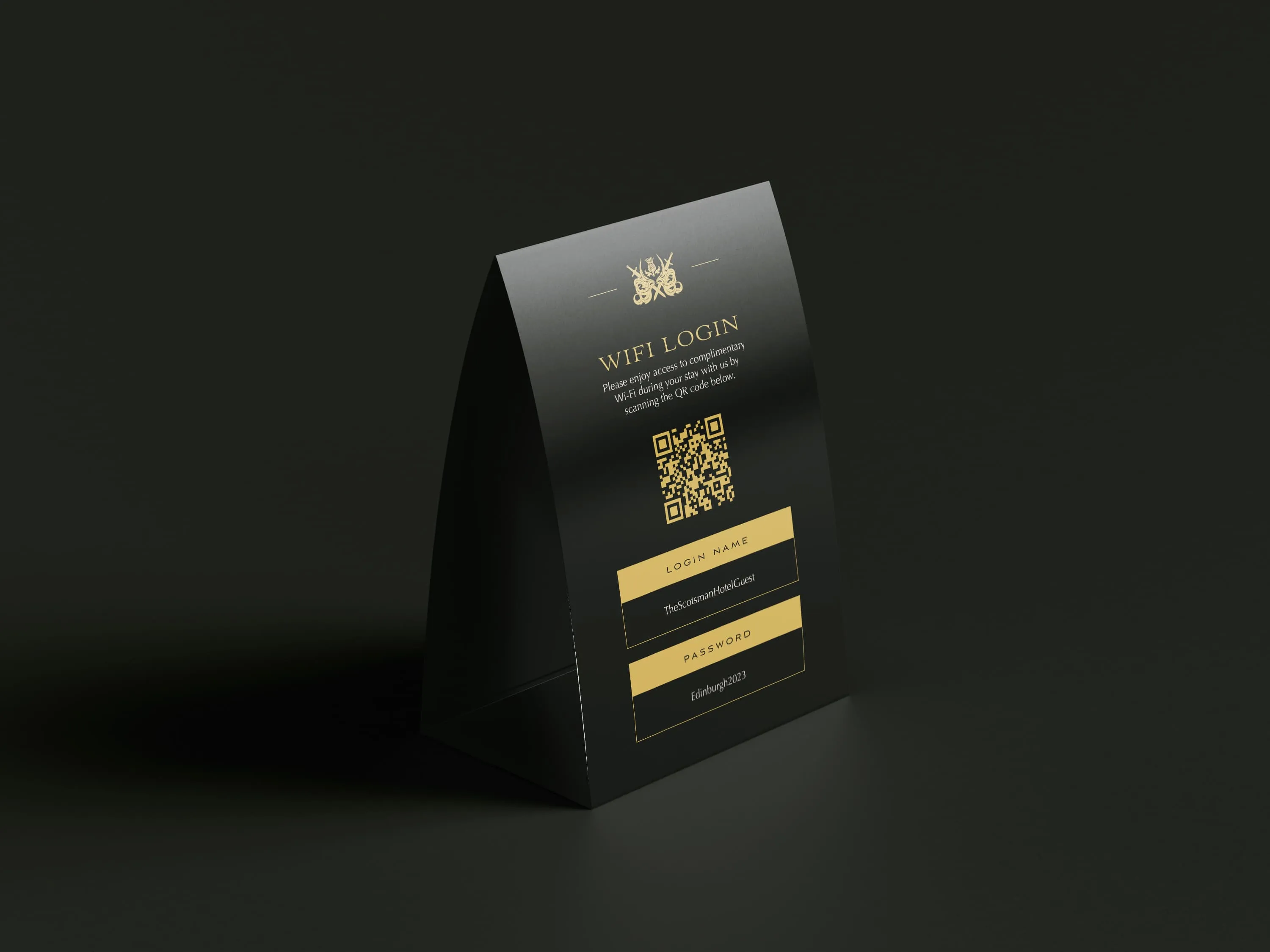 tsh small stationary — Scotsman Hotel case study
