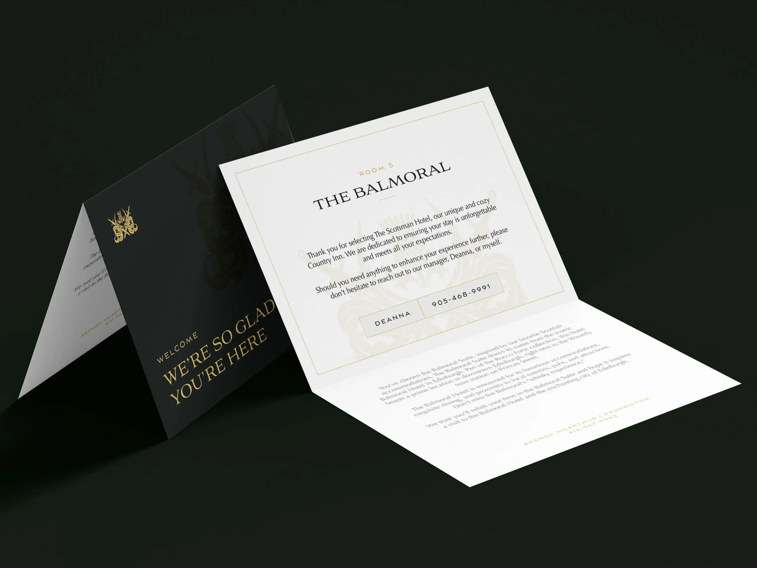 tsh small stationary — Scotsman Hotel case study