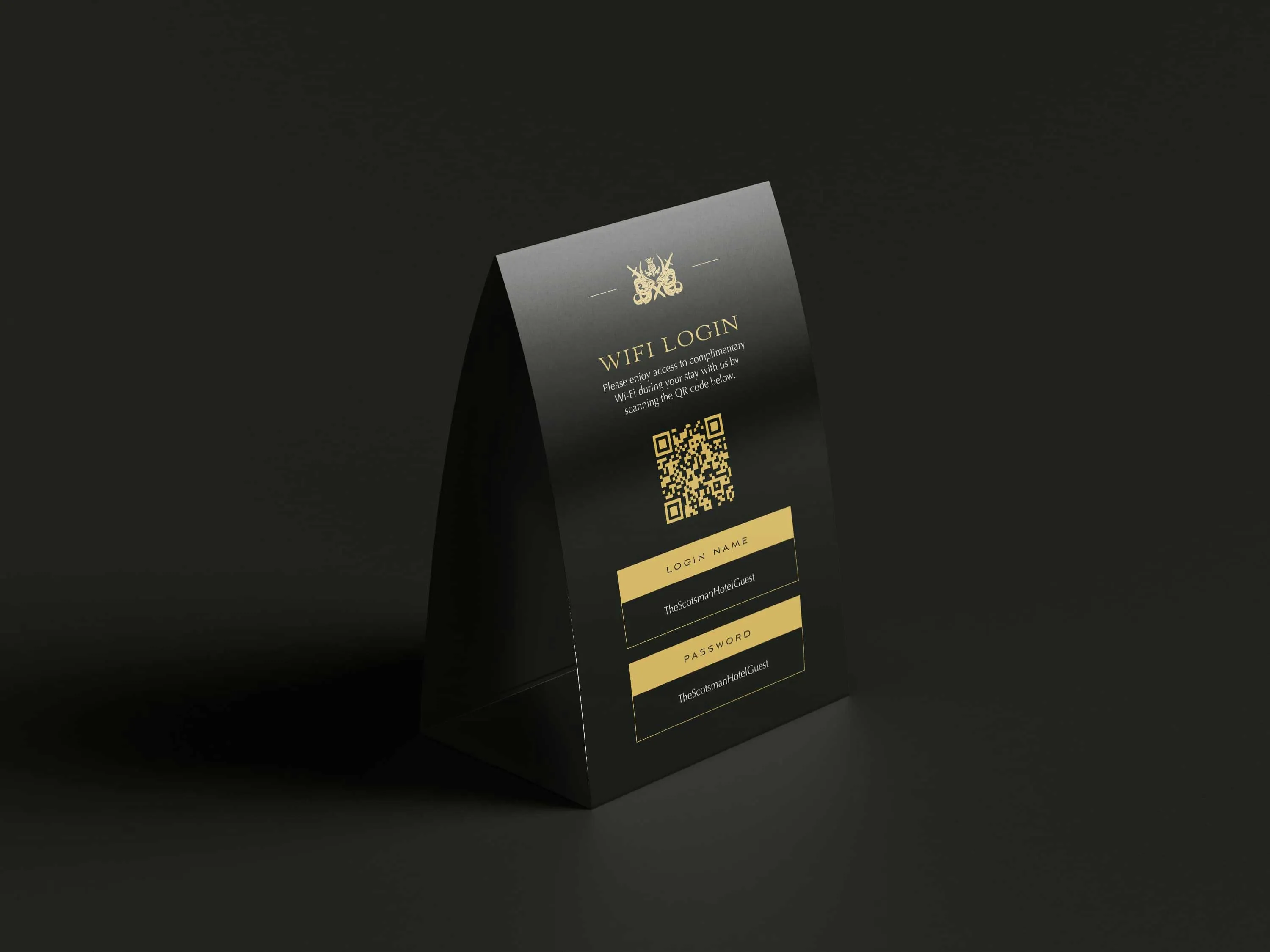 tsh small stationary password — Scotsman Hotel case study